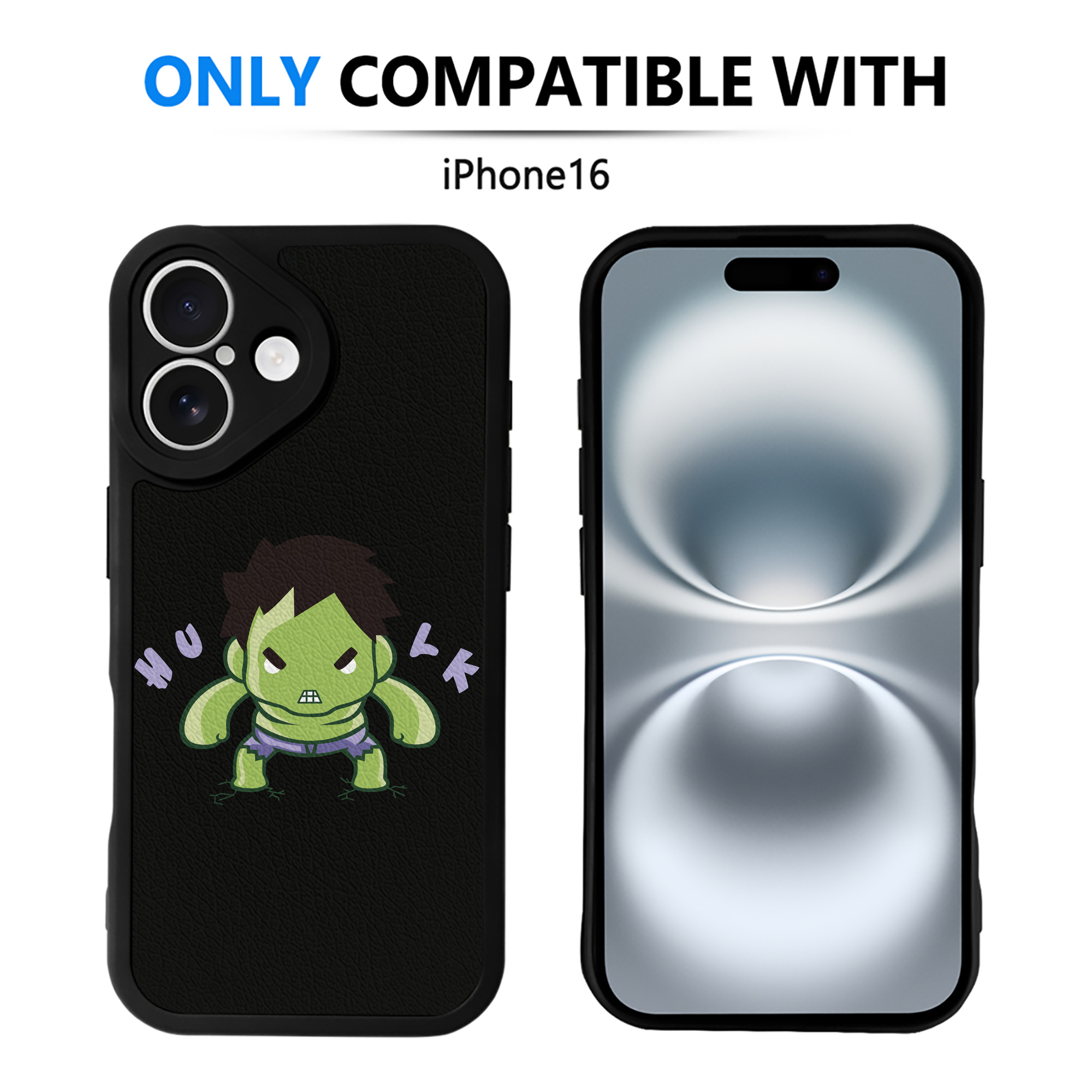 （画像用） アベンジャーズ The Avengers 【iPhone 16シリーズ対応】シリコンスマホケース（レザー調） 材質：シリコン